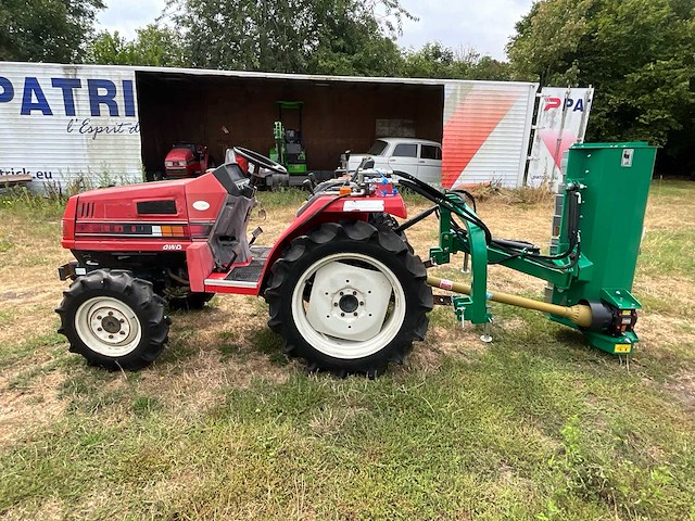 Mitsubishi 4wd compact minitractor inclusief 2025 bels120 kleppelmaaier - afbeelding 12 van  19