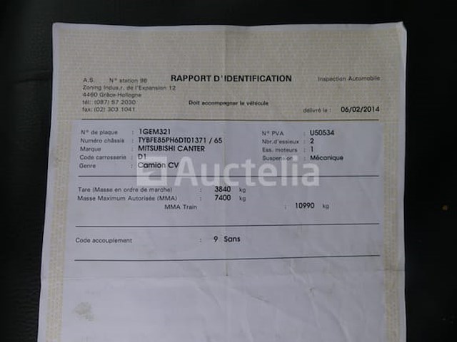 Mitsubishi canter 7c14 fuso (2006-250,382 km)(vin: tybfe85ph6dt01371 ) - afbeelding 8 van  27