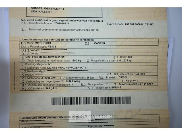 Mitsubishi canter lichte vrachtwagen - afbeelding 6 van  24