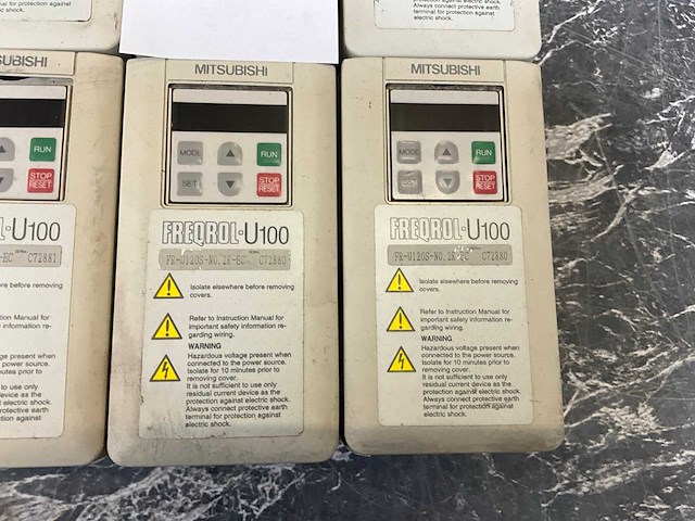 Mitsubishi fr-u120s-no. 2k-ec frequentieregelaar (8x) - afbeelding 5 van  9