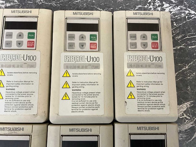 Mitsubishi fr-u120s-no. 2k-ec frequentieregelaar (8x) - afbeelding 7 van  9