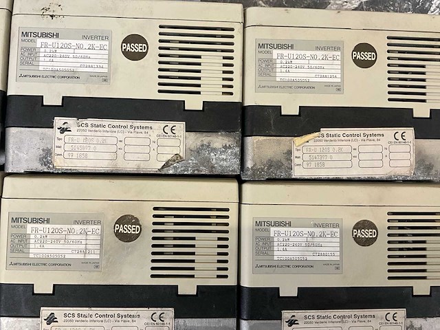 Mitsubishi fr-u120s-no. 2k-ec frequentieregelaar (8x) - afbeelding 8 van  9
