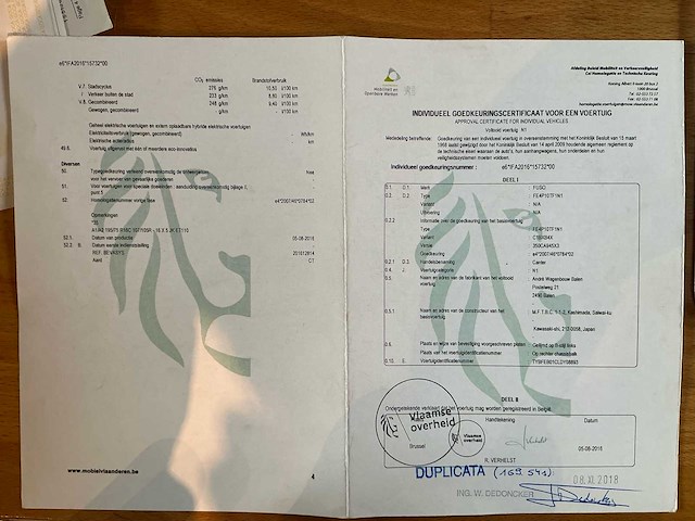 Mitsubishi fuso canter trekker + trailer combinatie - afbeelding 15 van  30