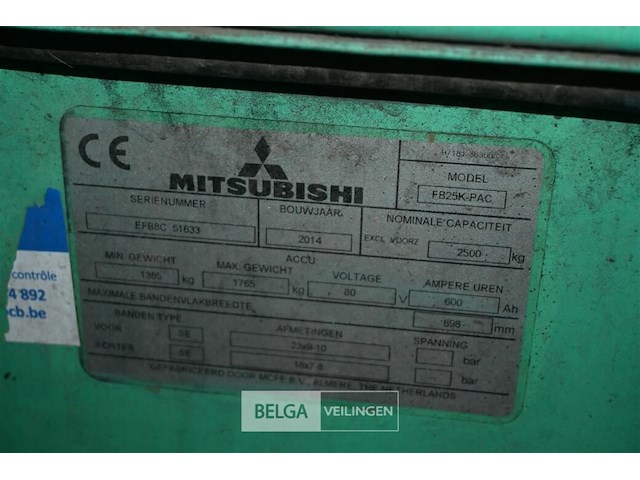 Mitsubishi heftruck - afbeelding 7 van  13