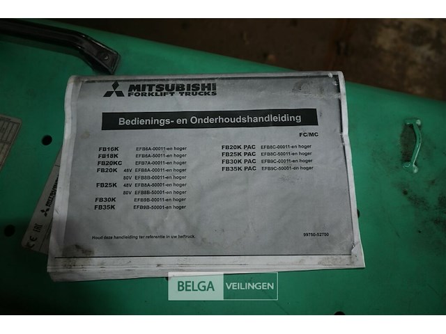 Mitsubishi heftruck - afbeelding 9 van  13