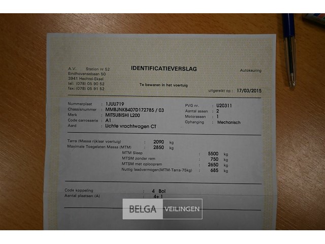 Mitsubishi lichte vrachtwagen - afbeelding 8 van  23
