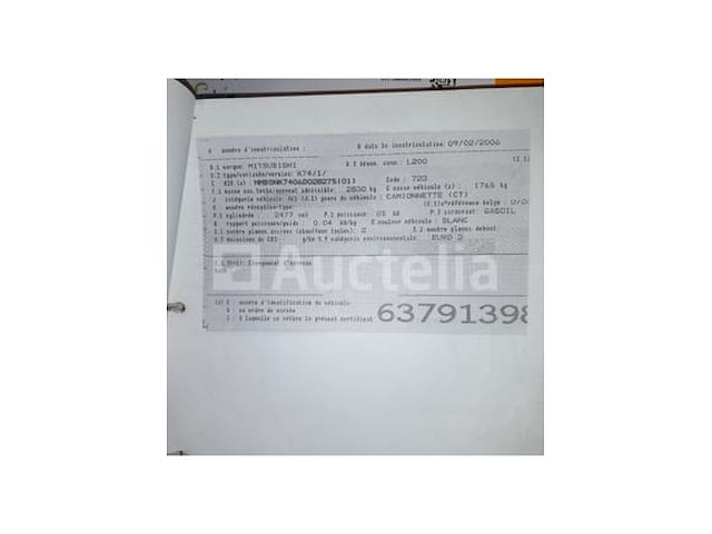 Mitsubshi l200 (tight engine)(vin:mmbonk7406d028275/72) - afbeelding 12 van  14