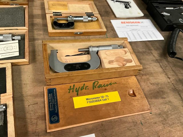 Mitutoyo en renishaw partij precisie micrometers - afbeelding 14 van  15