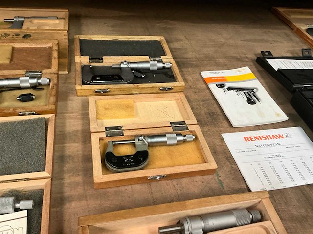 Mitutoyo en renishaw partij precisie micrometers - afbeelding 15 van  15
