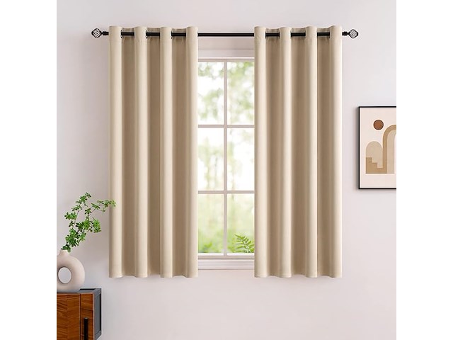 Miulee 2 gordijnen met ogen - afbeelding 1 van  3