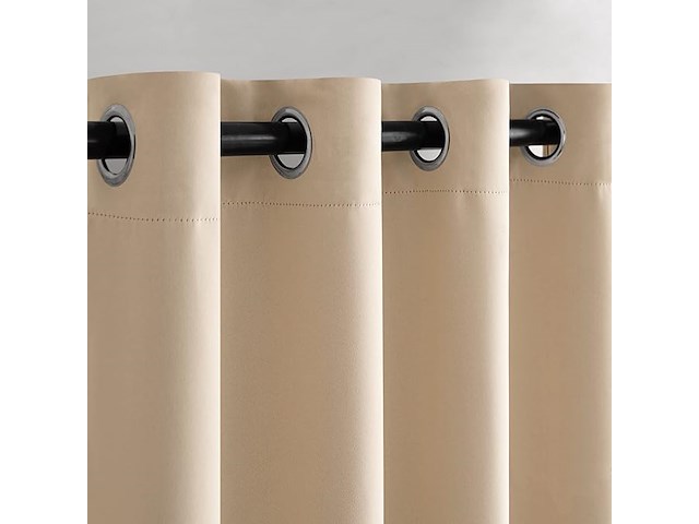 Miulee 2 gordijnen met ogen - afbeelding 3 van  3