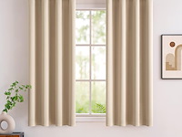 Miulee 2 gordijnen met ogen - afbeelding 1 van  3