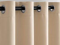 Miulee 2 gordijnen met ogen - afbeelding 2 van  3