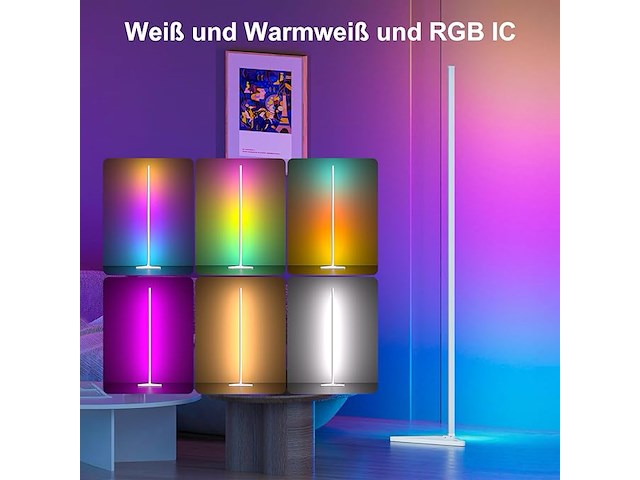 Miwatt led-vloerlamp (2 stuks) - afbeelding 4 van  6