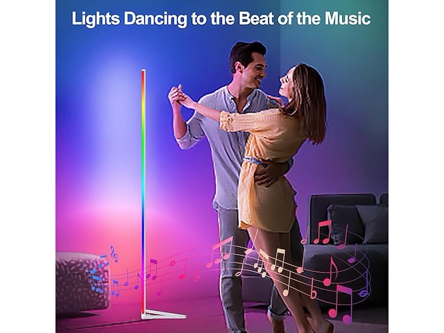 Miwatt led-vloerlamp (2 stuks) - afbeelding 5 van  6