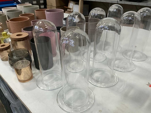 Mix kavel bloempotten en kaarsenhouders - afbeelding 2 van  11