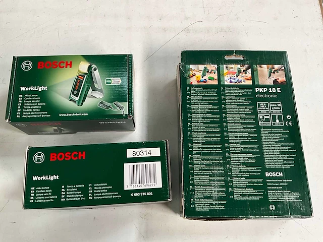 Mix kavel bosch werklampen en lijmpistool - afbeelding 6 van  7