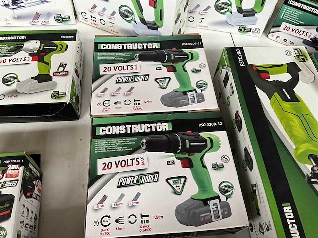 Mix kavel constructor diverse accu gereedschap - afbeelding 5 van  7