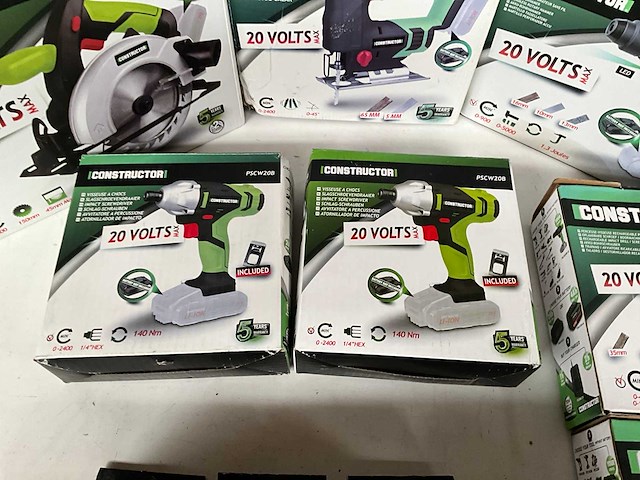 Mix kavel constructor diverse accu gereedschap - afbeelding 6 van  7
