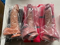 Mix kavel dildo’s met zuignap - afbeelding 1 van  4