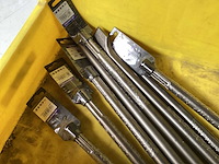 Mix kavel diverse beitels sds max (8x) - afbeelding 3 van  5