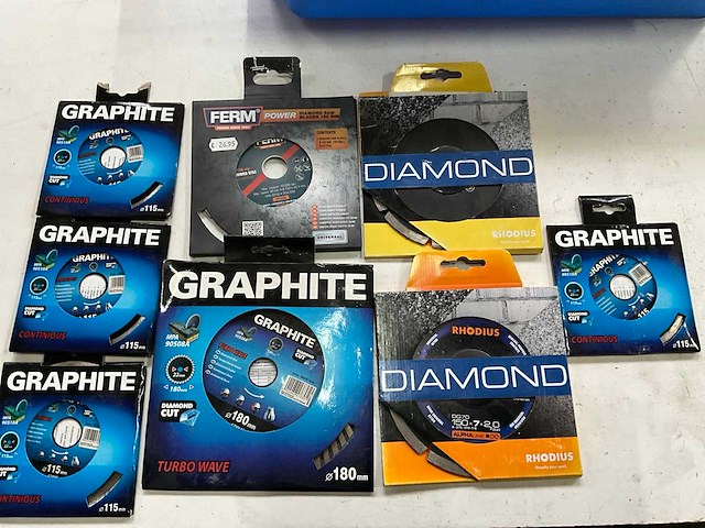 Mix kavel diverse diamant slijpschijven - afbeelding 1 van  6