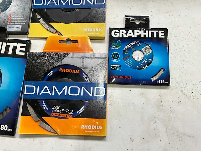 Mix kavel diverse diamant slijpschijven - afbeelding 4 van  6