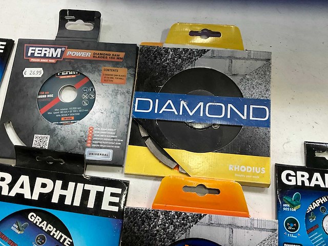 Mix kavel diverse diamant slijpschijven - afbeelding 5 van  6