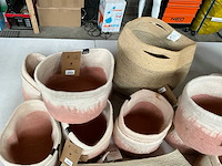 Mix kavel diverse fair trade manden/plantpotten - afbeelding 12 van  12
