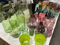 Mix kavel diverse gekleurde vazen - afbeelding 6 van  15