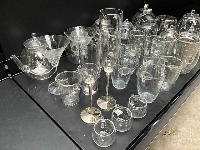 Mix kavel diverse glaswerk van o.a. bredemeijer - afbeelding 4 van  7