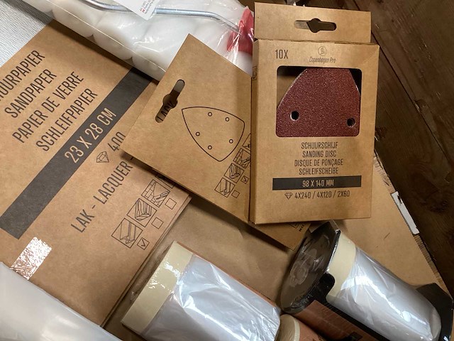 Mix kavel diverse schilder benodigdheden - afbeelding 5 van  8