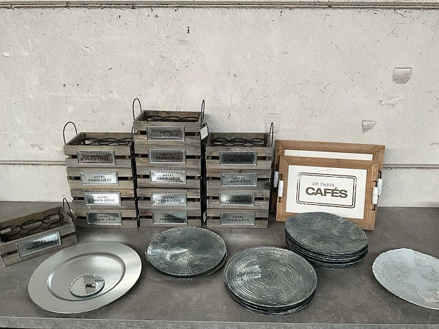 Mix kavel diverse woonaccessoires - afbeelding 1 van  8