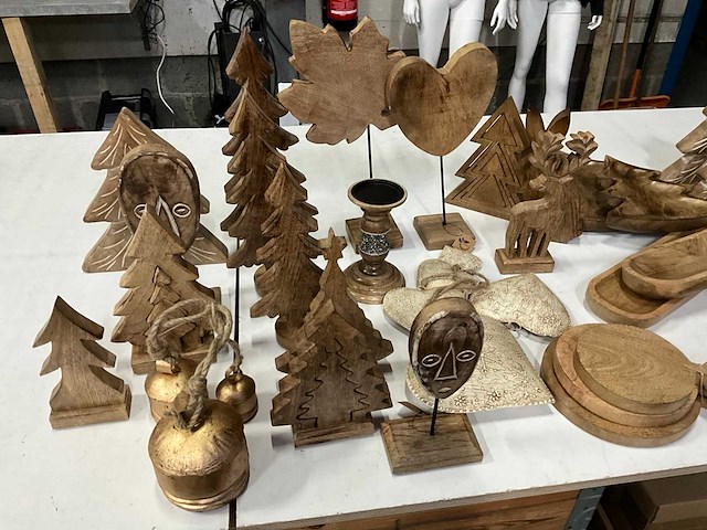 Mix kavel houten woonaccessoires - afbeelding 5 van  12