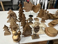 Mix kavel houten woonaccessoires - afbeelding 5 van  12