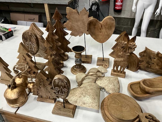 Mix kavel houten woonaccessoires - afbeelding 6 van  12