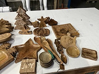 Mix kavel houten woonaccessoires - afbeelding 8 van  12