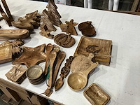 Mix kavel houten woonaccessoires - afbeelding 9 van  12