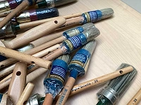 Mix kavel ronde en platte kwasten (30x) - afbeelding 5 van  7