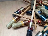 Mix kavel ronde en platte kwasten (30x) - afbeelding 7 van  7