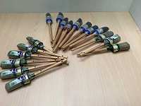 Mix kavel ronde kwasten (17x) - afbeelding 1 van  5