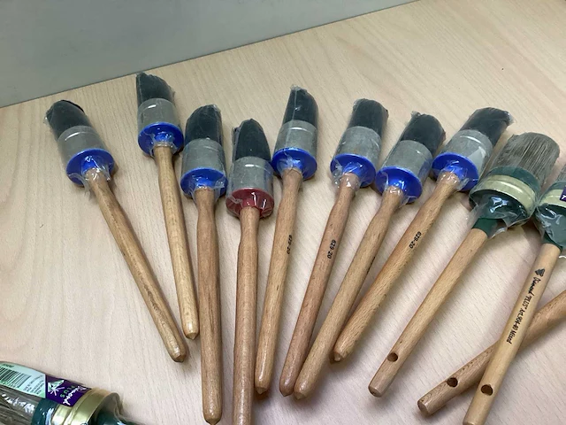 Mix kavel ronde kwasten (17x) - afbeelding 4 van  5