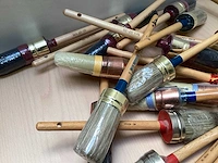 Mix kavel ronde kwasten (28x) - afbeelding 2 van  5