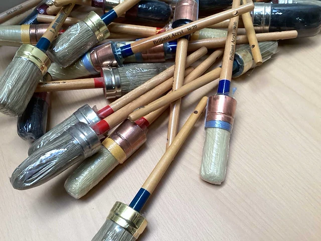 Mix kavel ronde kwasten (28x) - afbeelding 5 van  5