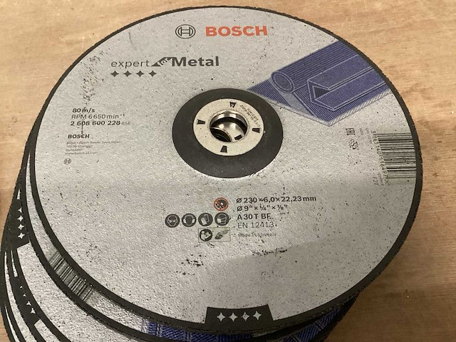 Mix kavel slijpschijnen 230 mm (13x) - afbeelding 2 van  3