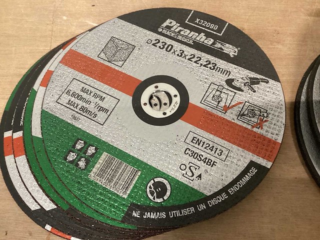 Mix kavel slijpschijnen 230 mm (13x) - afbeelding 3 van  3