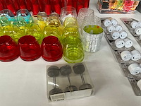 Mix kavel waxine licht houders en kaarsjes - afbeelding 8 van  13