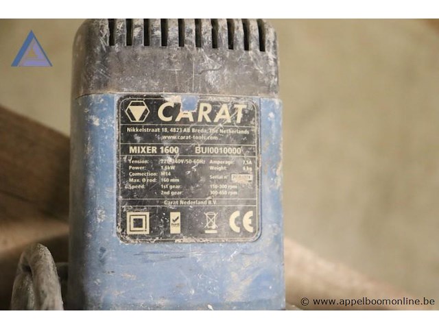 Mixer - carat - 1600 - afbeelding 3 van  3