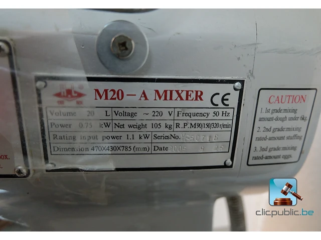 Mixer met standaard - afbeelding 5 van  13
