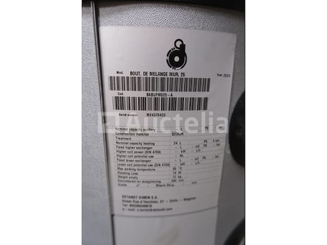 Mixer watertank 25 liter - afbeelding 4 van  5